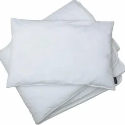Duo couette et oreiller White (120 x 180 cm)
