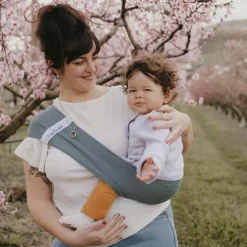 Echarpe de portage d'appoint Hop'la menthe (taille L 42-44)