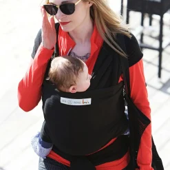 Echarpe de portage en coton bio Basic Presque Noir