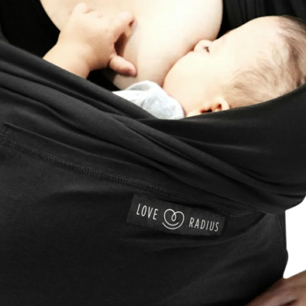 Echarpe de portage L'Originale noire poche noire