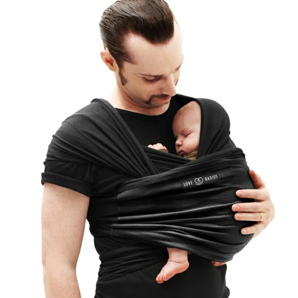 Echarpe de portage L'Originale noire poche noire