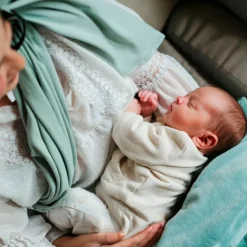 Echarpe de portage My sling jersey sans nœud Tilleul