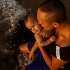 Echarpe de portage pour activité aquatique Noir (taille S)