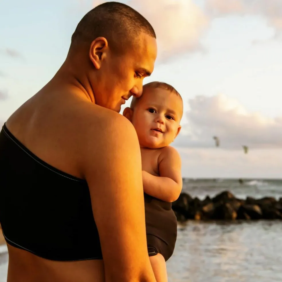 Echarpe de portage pour activité aquatique Noir (taille XL)