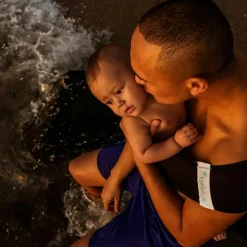 Echarpe de portage pour activité aquatique Aquabulle noir (taille L 42-44)