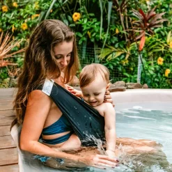 Echarpe de portage pour activité aquatique Aquabulle noir (taille M 38-40)