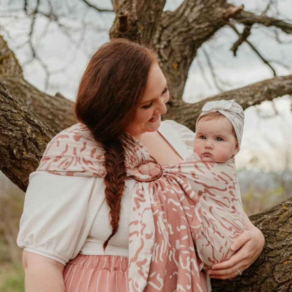 Echarpe de portage Sling Azalée Nude SeaCell