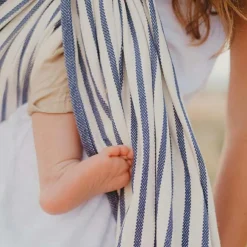 Echarpe de portage Sling sans noeud tissé en coton bio Malo
