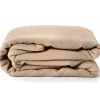 Echarpe de portage tissée en coton bio beige sable (4,60 m)