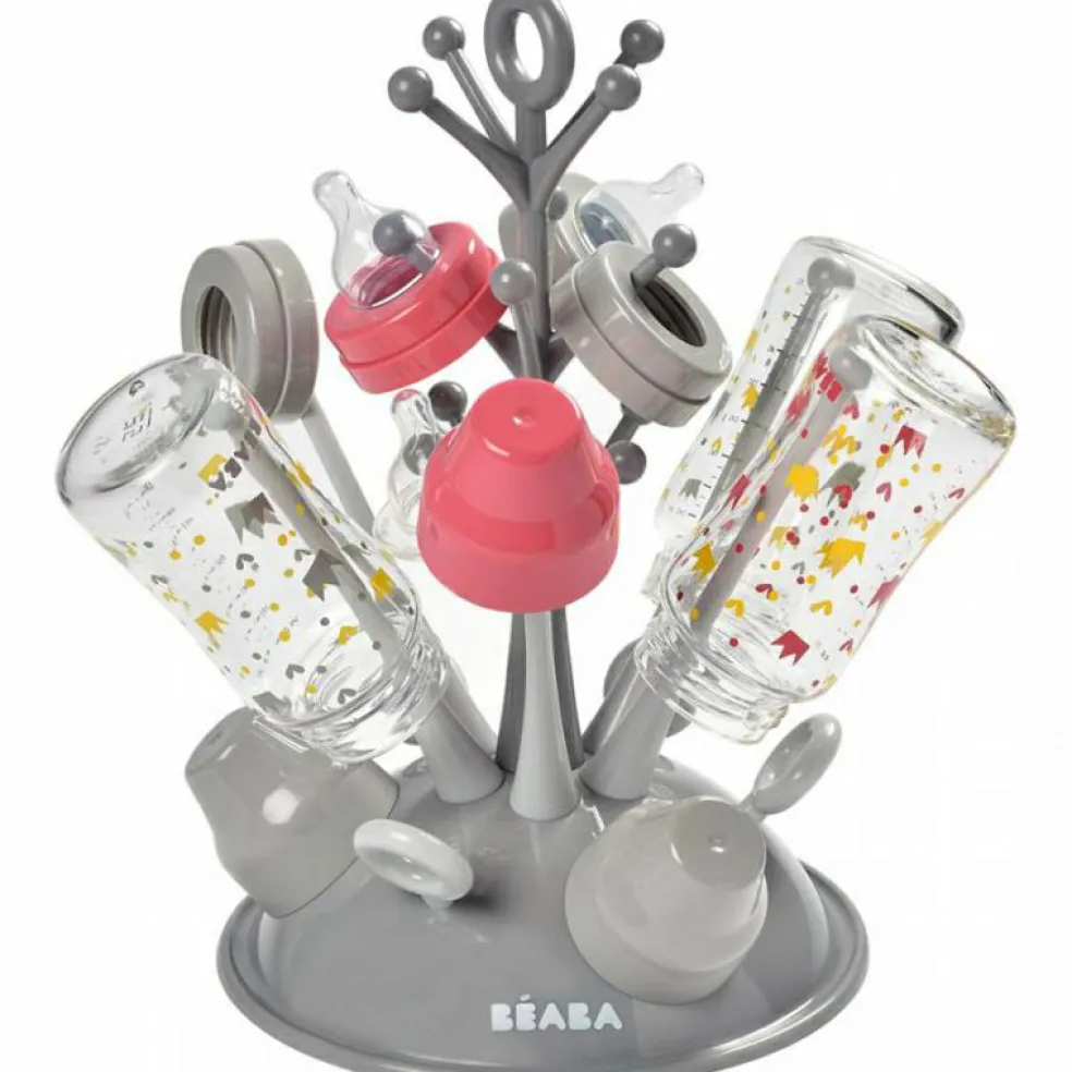 Egoutte biberons arbre gris