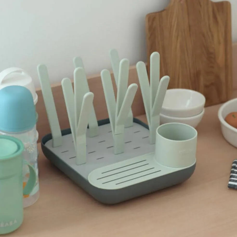 Egoutte biberons forêt misty-mineral