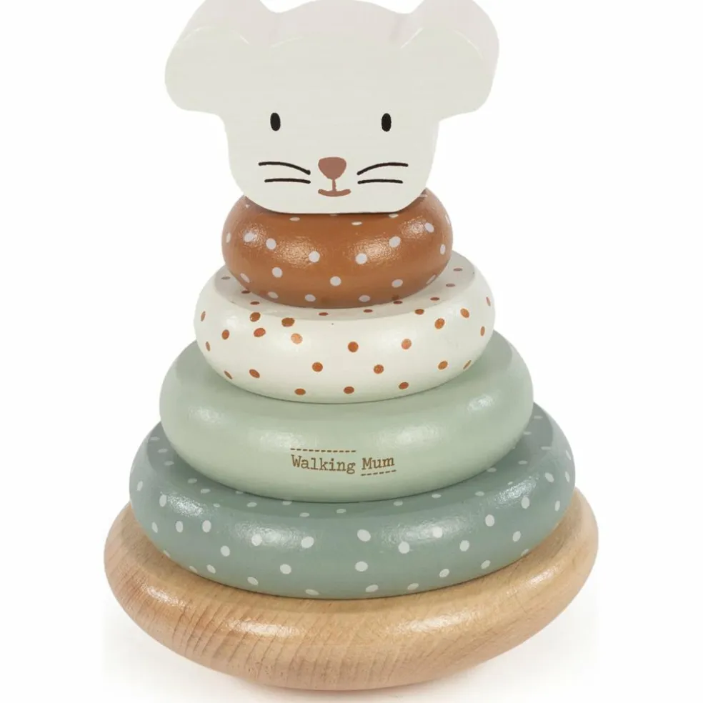 Empileur à bascule en bois Poppy