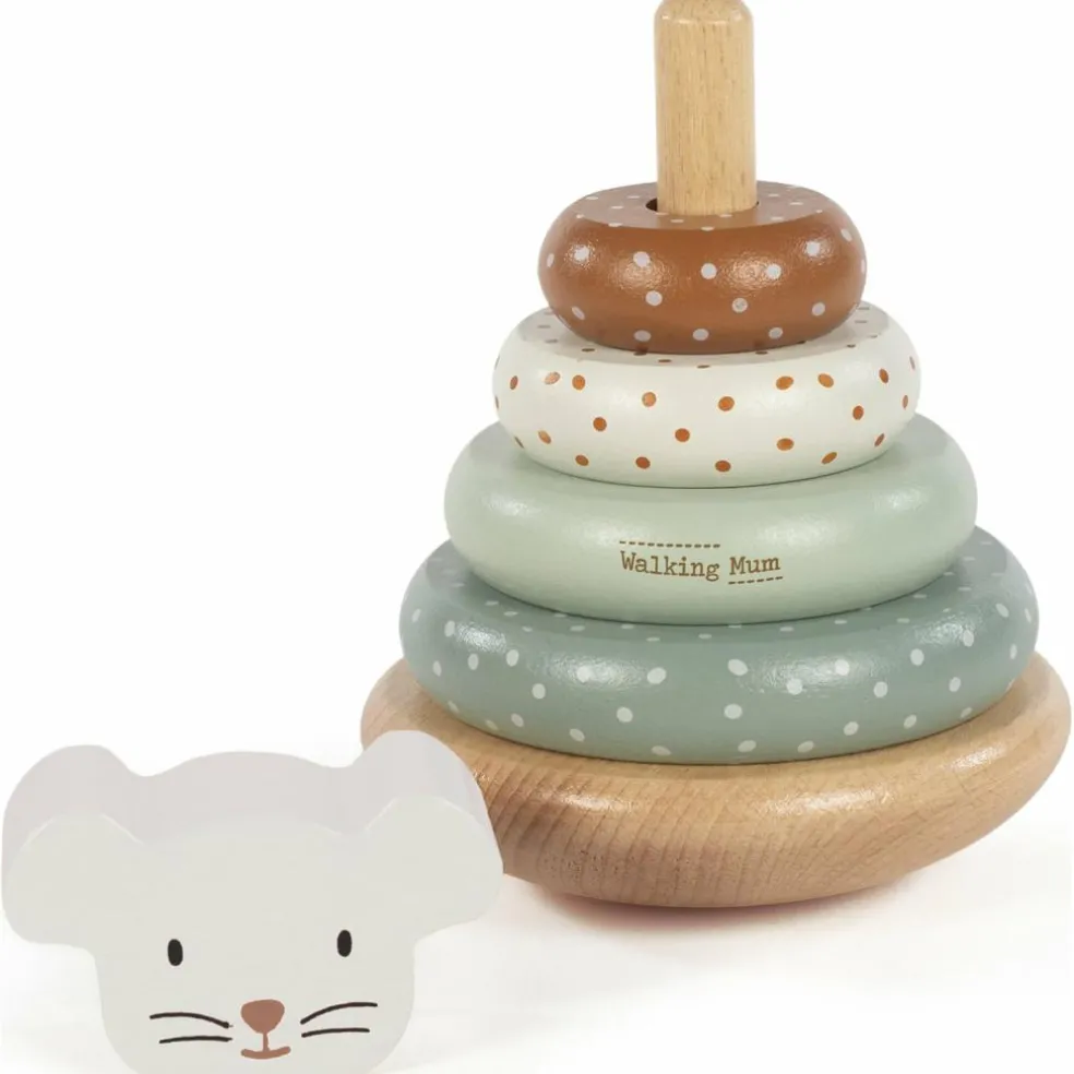 Empileur à bascule en bois Poppy