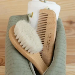 Ensemble brosse et peigne bébé en bois