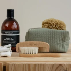 Ensemble brosse et peigne bébé en bois