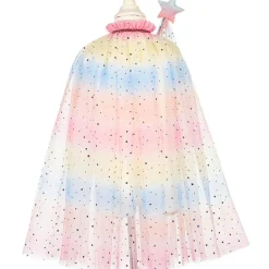 Ensemble cape sirène + diadème + baguette licorne (3-4 ans)