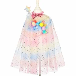 Ensemble cape sirène + diadème + baguette licorne (5-7 ans)