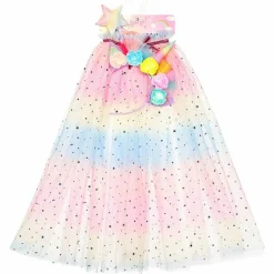 Ensemble cape sirène + diadème + baguette licorne (5-7 ans)