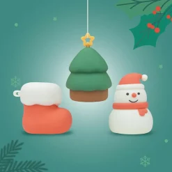 Ensemble de 3 veilleuses Noël