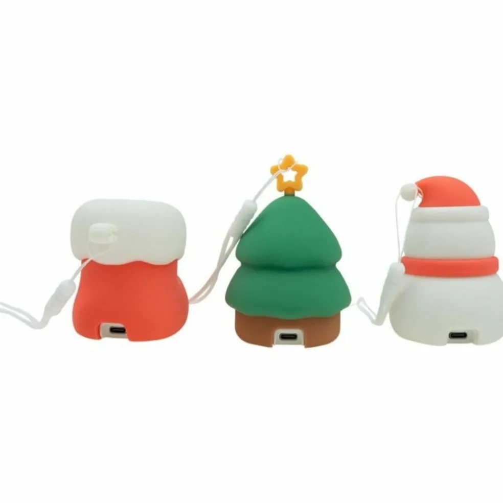 Ensemble de 3 veilleuses Noël