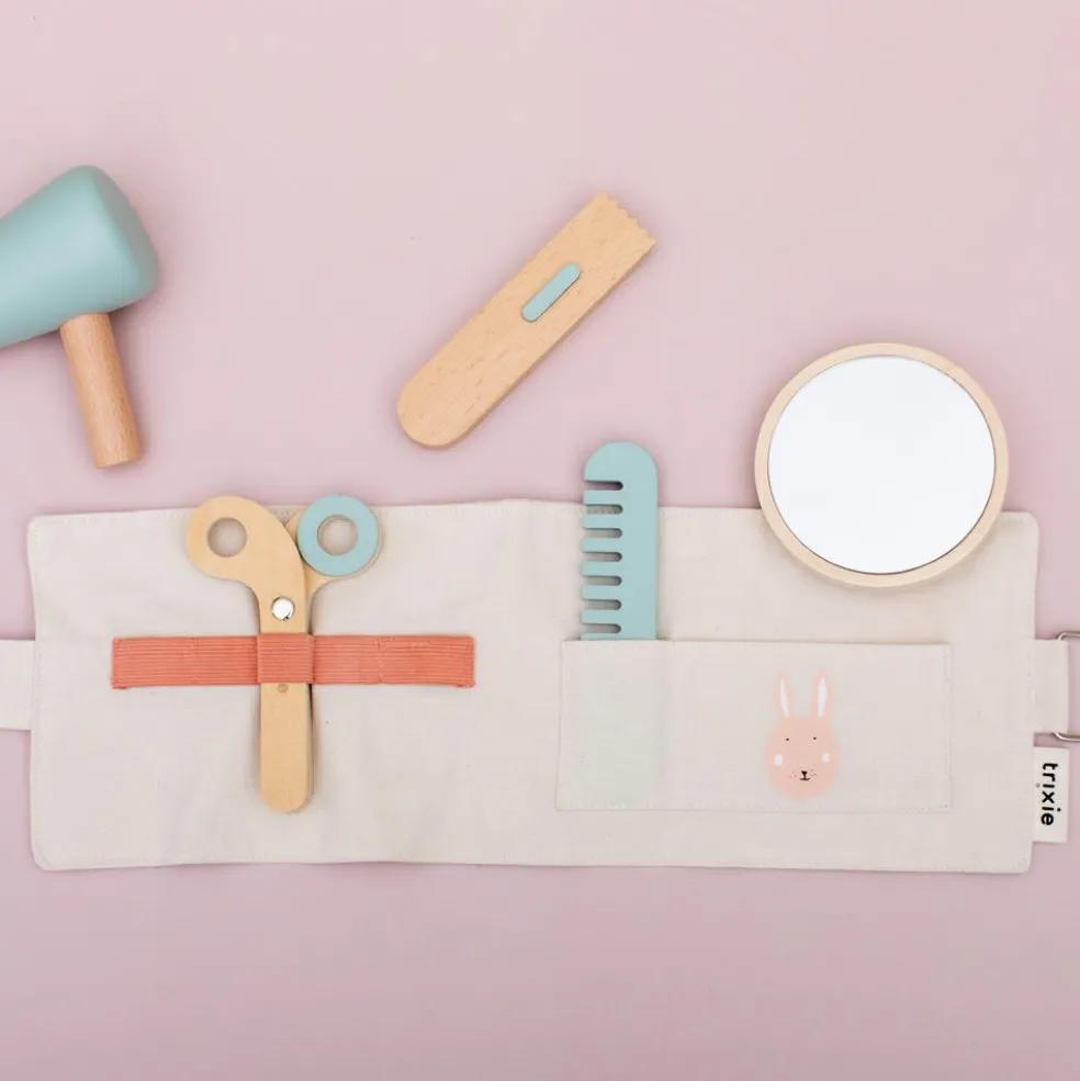 Ensemble de coiffeur en bois All animals