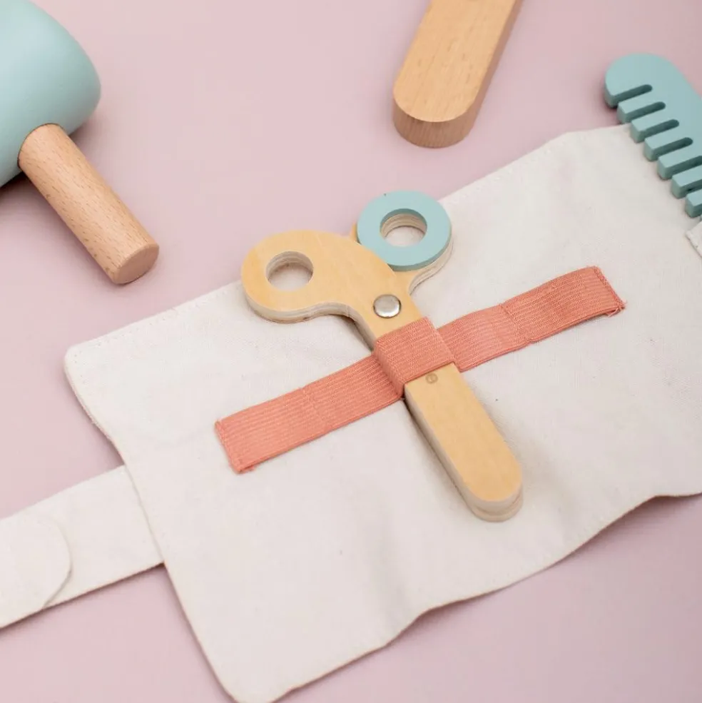 Ensemble de coiffeur en bois All animals