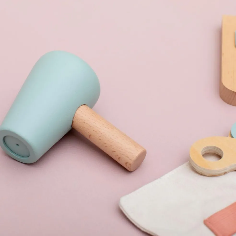 Ensemble de coiffeur en bois All animals