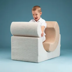 Ensemble de jeu arc-en-ciel Marshmallow velours côtelé