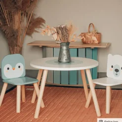 Ensemble table et 2 chaises Banquise