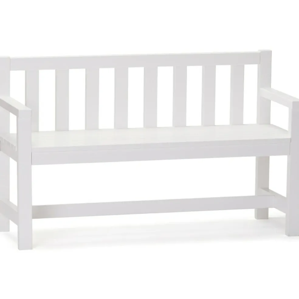 Ensemble table et canapé de jardin Blanc