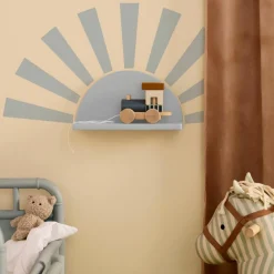 Etagère demi-cercle Star Bleue