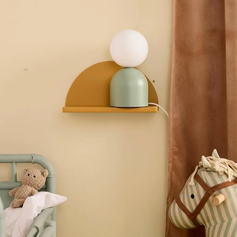 Etagère demi-cercle Star Moutarde