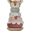 Faon à empiler doudou bois FSC Fairy Garden