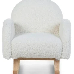 Fauteuil à bascule enfant Teddy écru