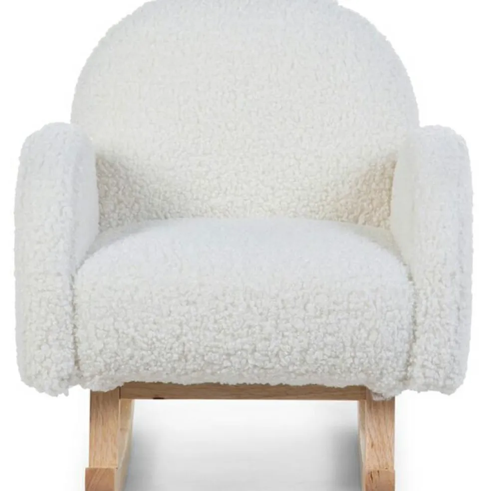 Fauteuil à bascule enfant Teddy écru