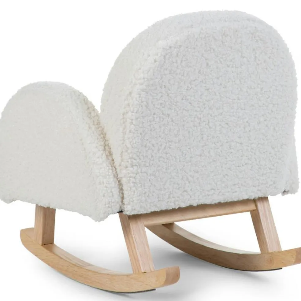 Fauteuil à bascule enfant Teddy écru
