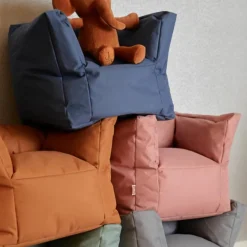 Fauteuil imperméable Bean bag mellow pink rose (45 x 40 x 36 cm)