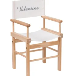 Fauteuil metteur en scène naturel personnalisable