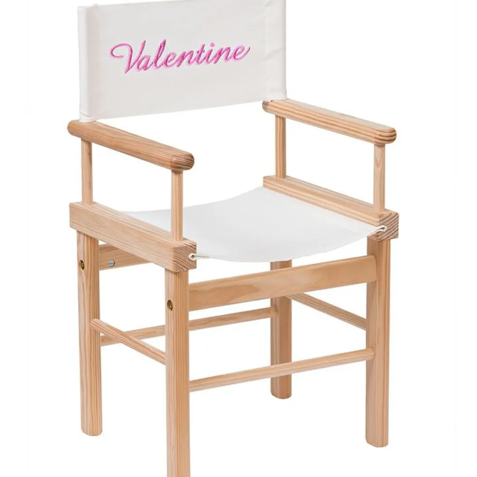 Fauteuil metteur en scène naturel personnalisable