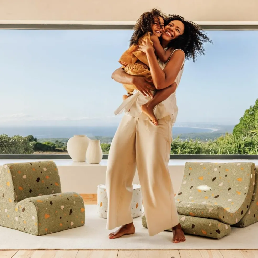 Fauteuil Moon Terrazzo Moss