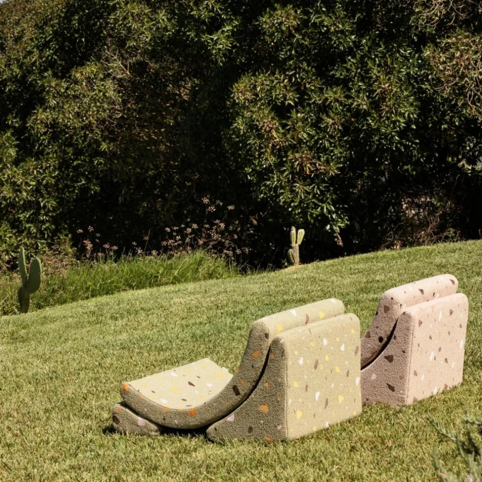 Fauteuil Moon Terrazzo Moss