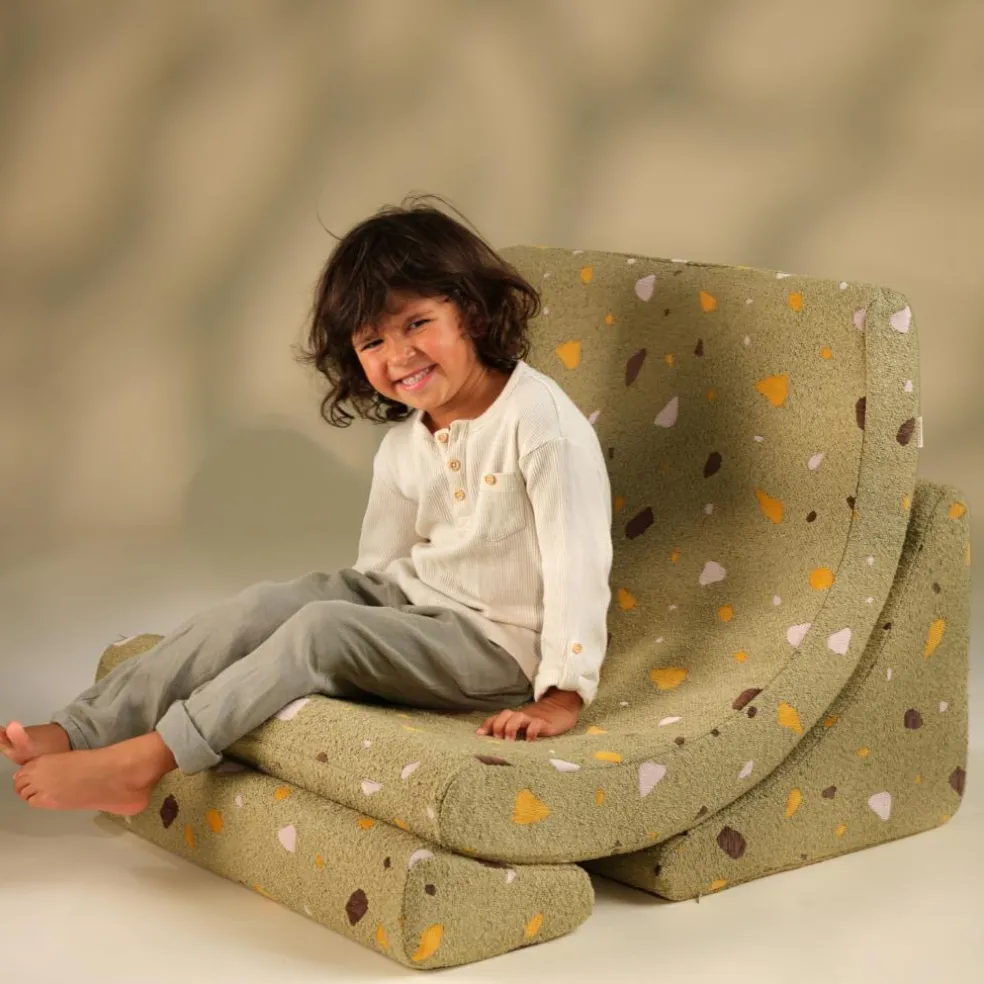 Fauteuil Moon Terrazzo Moss