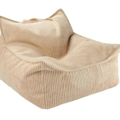 Fauteuil pouf Brown Sugar velours côtelé