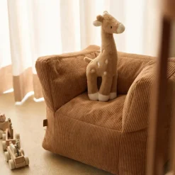 Fauteuil pouf Corduroy Caramel