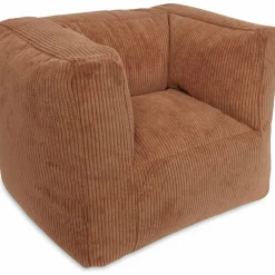 Fauteuil pouf Corduroy Caramel