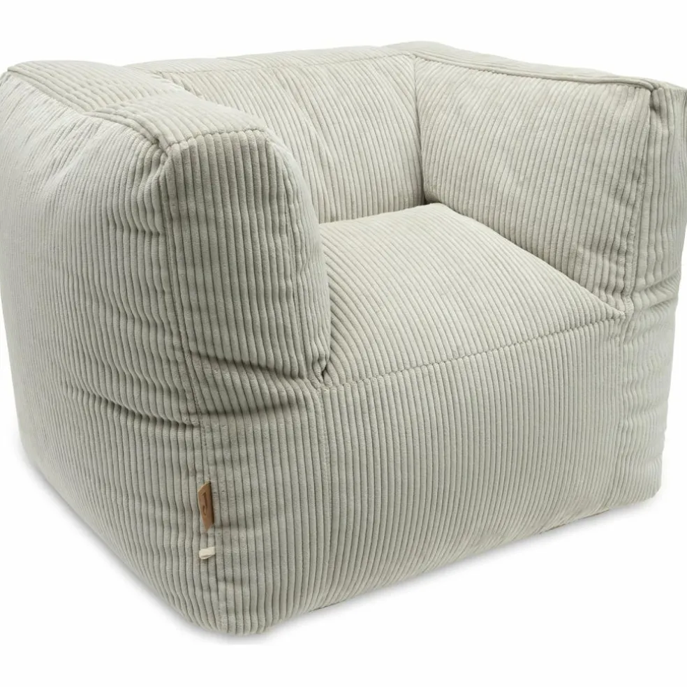 Fauteuil pouf Corduroy Olive Green