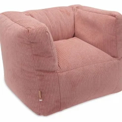 Fauteuil pouf Corduroy Wild Rose