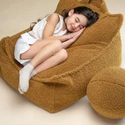 Fauteuil pouf Maple molletonné