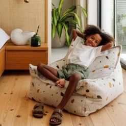 Fauteuil pouf Terrazzo Marble