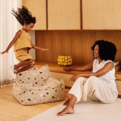 Fauteuil pouf Terrazzo Sand